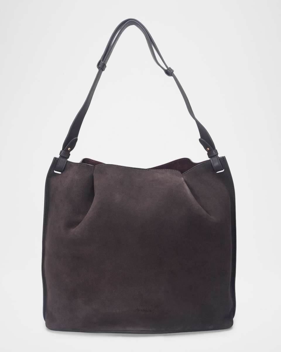 Ava Suede Bucket Bag
